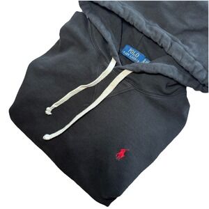 Polo Ralph Lauren Men's Hooded Black Sweatshirt Size XL